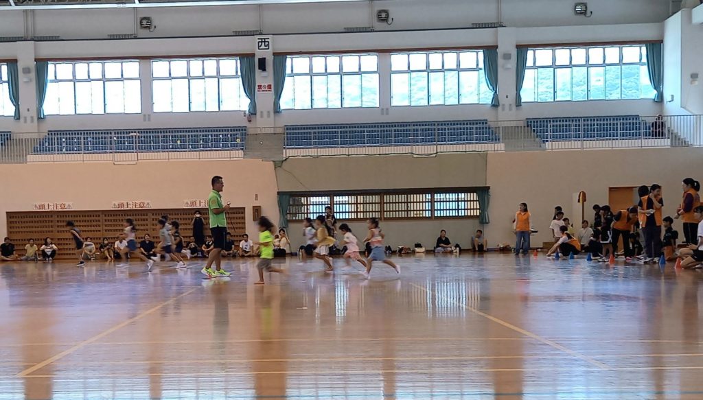 かけっこ教室の様子①